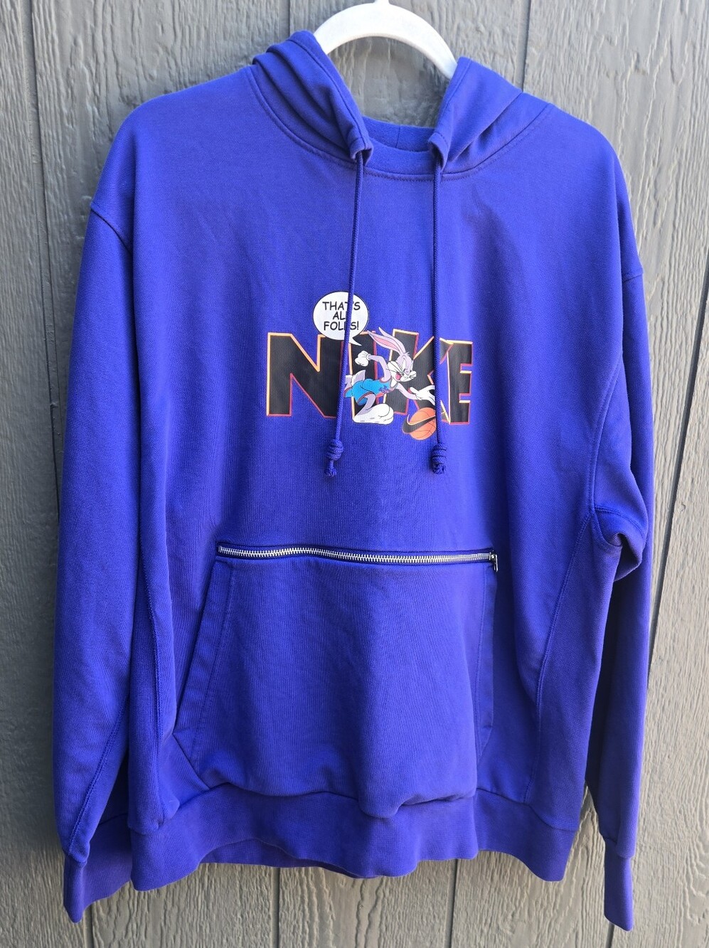 Nike Looney Tunes Hoodie - Bugs Bunny - "That's All Folks"